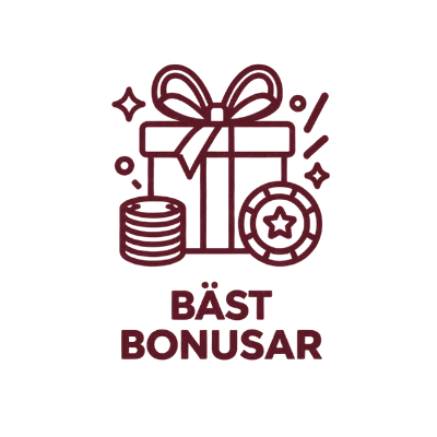 Casinon med bäst bonusar